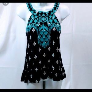 Like new! UO boho pattern and  embroidered top